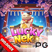 Lucky Neko game tile with cat theme